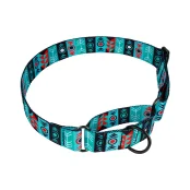 Нашийник-полуудавка BronzeDog Urban для собак, нейлон, принт інки, 38-51 см