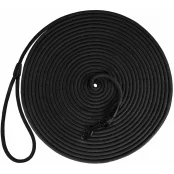 Тренувальний поводок BronzeDog Active для собак, чорний, 1060×0.7 см