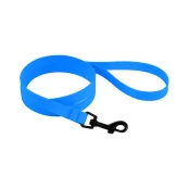 Повідець BronzeDog Active для собак, водовідштовхувальний, захисне полімерне покриття, блакитний, 122×2 см