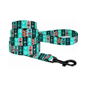 Повідець BronzeDog Tribal для собак, нейлон, принт інки, 152×1 см