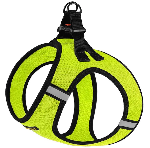 Шлея BronzeDog Mesh Vest для собак, сетчатый нейлон, лимонный, 29-34 см