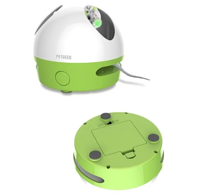 Игрушка "Прыгающая мышь" BronzeDog Pet Geek для котов со звуковым эффектом, 13×12 см