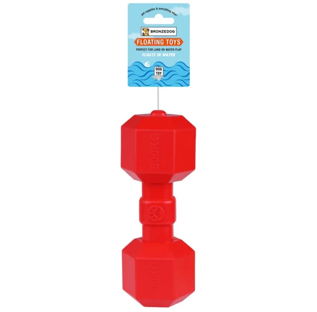 Игрушка-гантель для собак BronzeDog Dumbbell, плавающая, 9×20 см