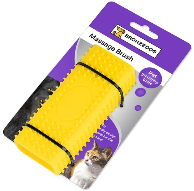 Щітка BronzeDog для котів, 12×4 см