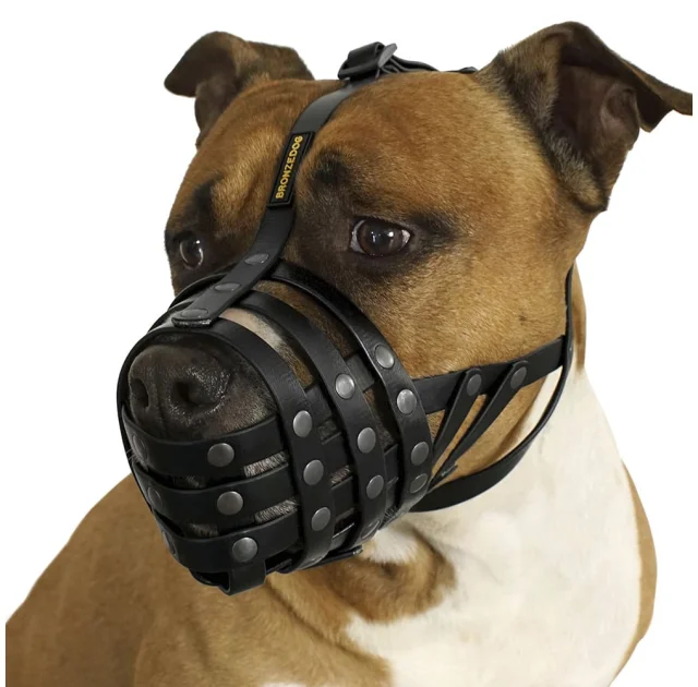 Намордник BronzeDog, для собак, водовідштовхуючий, біотановий, чорний, 35 см