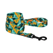 Повідець BronzeDog Camo для собак, нейлон, зелений, 152×1.6 см