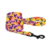 Повідець BronzeDog Camo для собак, нейлон, помаранчевий, 152×2 см