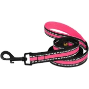 Повідець BronzeDog Mesh для собак, сітчастий нейлон, рожевий, 200×2.5 см