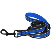 Повідець BronzeDog Mesh для собак, сітчастий нейлон, синій, 200×2.5 см