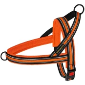 Шлея BronzeDog Mesh Скандинавська для собак, помаранчевий, 54-68 см