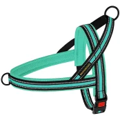 Шлея BronzeDog Mesh Скандинавська для собак, ментоловий, 44-60 см