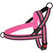 Шлея BronzeDog Mesh Скандинавська для собак, рожевий, 44-60 см