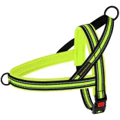 Шлея BronzeDog Mesh Скандинавська для собак, лимонний, 68-82 см
