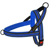 Шлея BronzeDog Mesh Скандинавська для собак, синій, 68-82 см