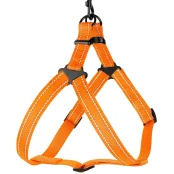 Шлея BronzeDog Active для собак, світловідбиваючий нейлон, помаранчевий, 40-53 см
