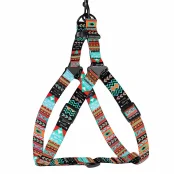 Шлея BronzeDog Tribal для собак, нейлон, принт ацтеки, 45-60 см