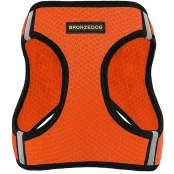 Шлея BronzeDog Mesh Vest для собак, сітчастий нейлон, помаранчевий, 20-24 см