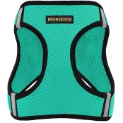 Шлея BronzeDog Mesh Vest для собак, сітчастий нейлон, ментоловий, 29-34 см
