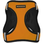 Шлея BronzeDog Sport Vest для собак з нейлону, неопрену і 3D сітки, помаранчевий, 26-29 см