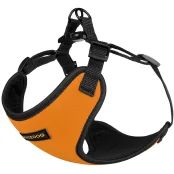 Шлея BronzeDog Sport для собак з неопрена, помаранчевий, 40-46 см