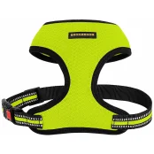 Шлея BronzeDog Mesh для собак дрібних порід, сітчастий нейлон, лимонний, 35-38 см