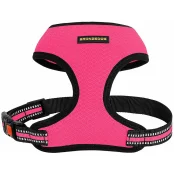 Шлея BronzeDog Mesh для собак дрібних порід, сітчастий нейлон, рожевий, 35-38 см