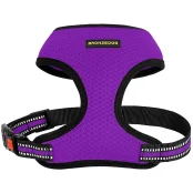 Шлея BronzeDog Mesh для собак дрібних порід, сітчастий нейлон, фіолетовий, 35-38 см