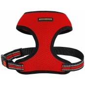 Шлея BronzeDog Mesh для собак дрібних порід, сітчастий нейлон, червоний, 35-38 см