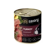 Вологий корм для дорослих собак Savory, з індичкою, 400 г Вологий корм для дорослих собак Savory, з індичкою, 400 г
