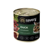 Влажный корм для кошек Savory, с уткой, 400 г