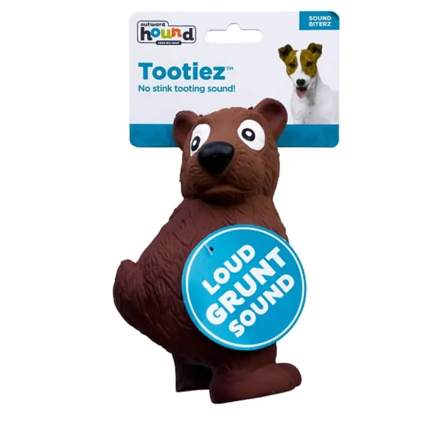 Игрушка для собак Outward Hound Tootiez Bear Медведь, коричневая, 23×13×8 см