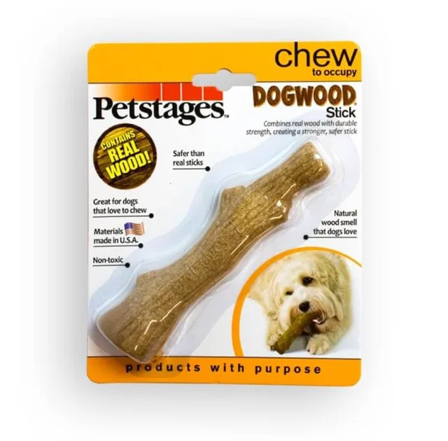 Игрушка для собак Petstages Dogwood Stick Крепкая ветка, малая, 13.5 см