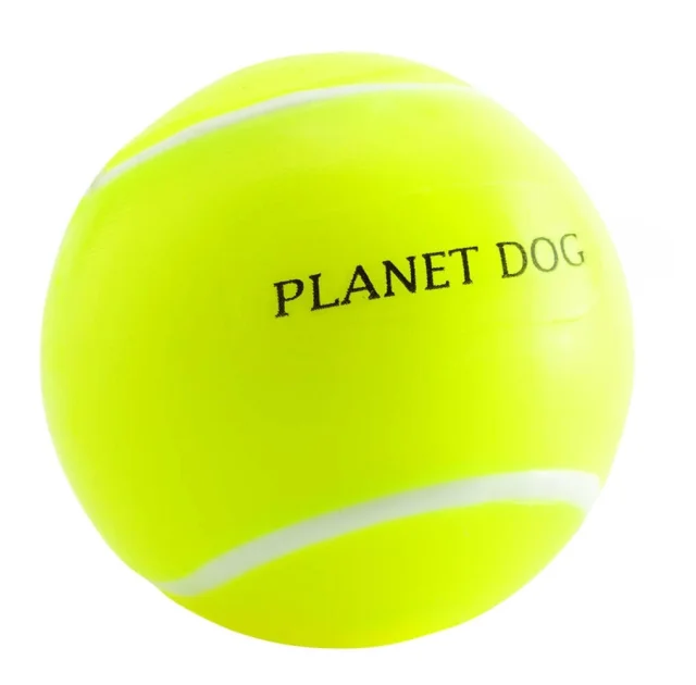 Игрушка для собак Planet Dog Tennis Ball мяч теннисный, жёлтый, 6 см