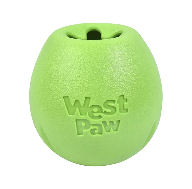 Іграшка для собак West Paw Rumbl Jungle Green, для ласощів, зелена, 10 см