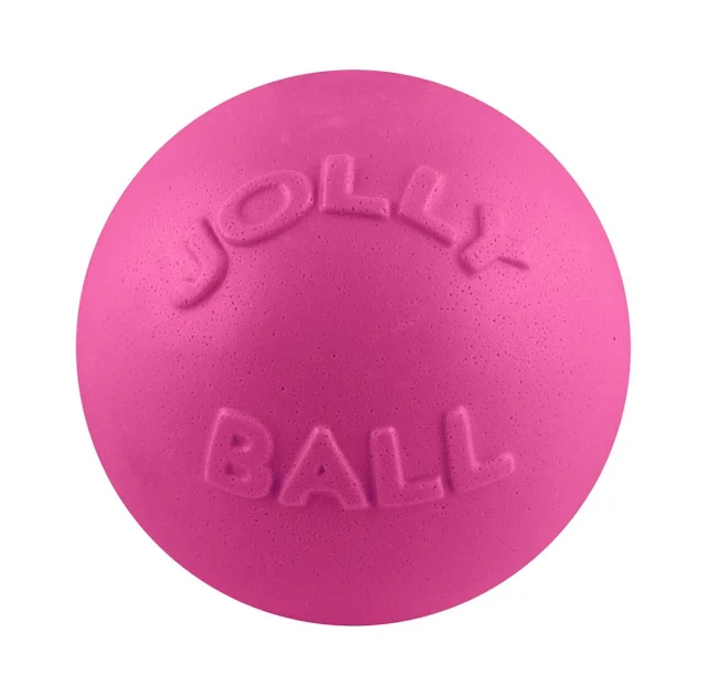 Игрушка Jolly Pets Bounce-n-Play мяч большой, для собак от 27 кг, розовый, 18 см