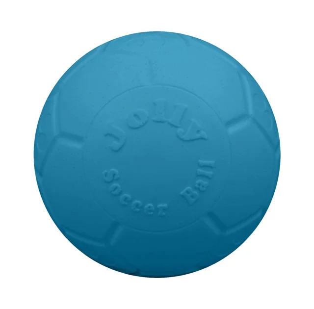 Іграшка Jolly Pets Soccer Ball м'яч, для собак, блакитна, мала, 16 см