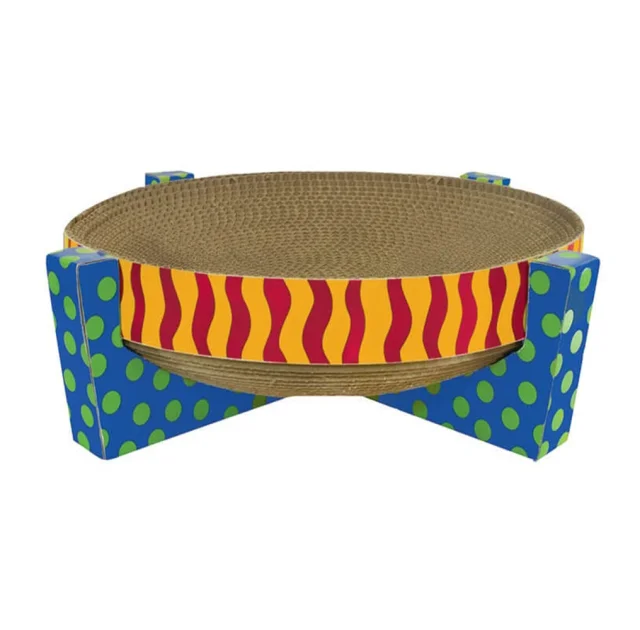 Іграшка-дряпалка для кішок Petstages кругла, 34×34×10 см