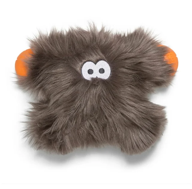 Іграшка-пищалка West Paw Fergus Pewter Fur, срібно-коричнева, 16 см