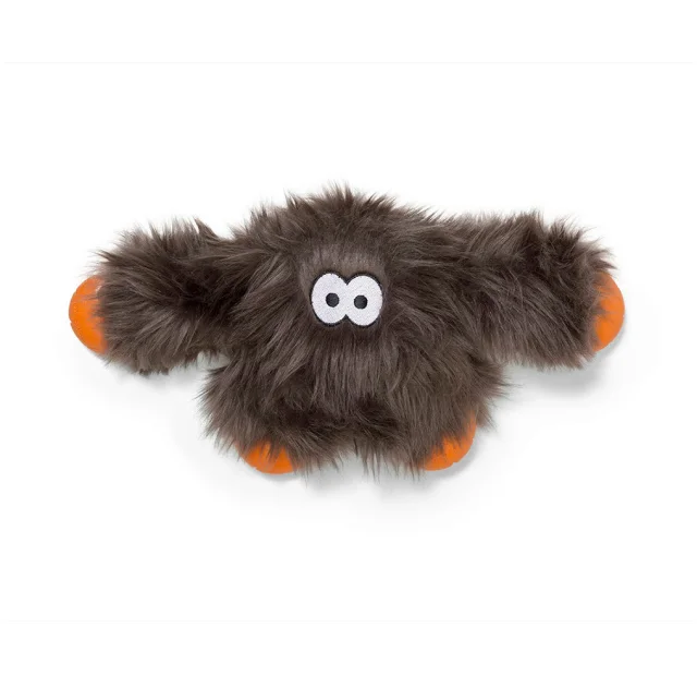 Іграшка-пищалка West Paw Jefferson Pewter Fur, срібно-коричнева, 17 см