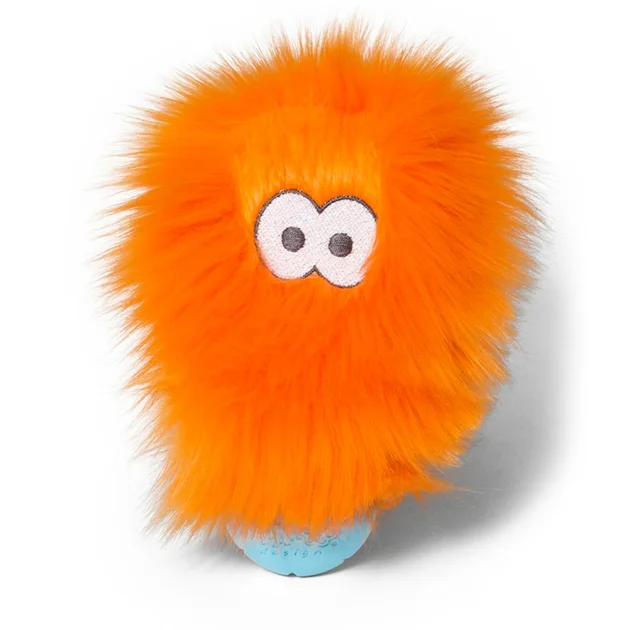 Іграшка-пищалка West Paw Rosebud Orange Fur, помаранчева, 17 см