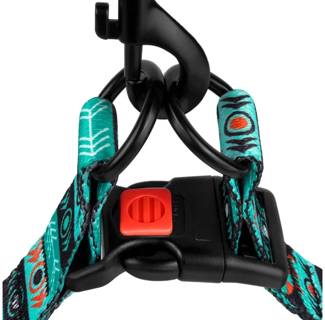 Шлея BronzeDog Tribal для собак, нейлон, принт инки, 57-73 см