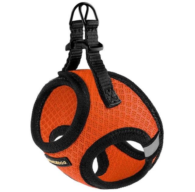Шлея BronzeDog Mesh Vest для собак, сетчатый нейлон, оранжевый, 26-29 см