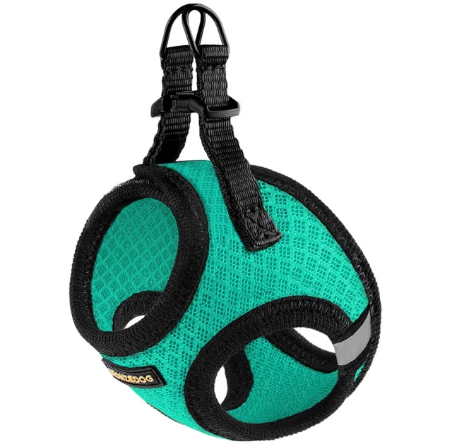 Шлея BronzeDog Mesh Vest для собак, сетчатый нейлон, ментоловый, 43-53 см