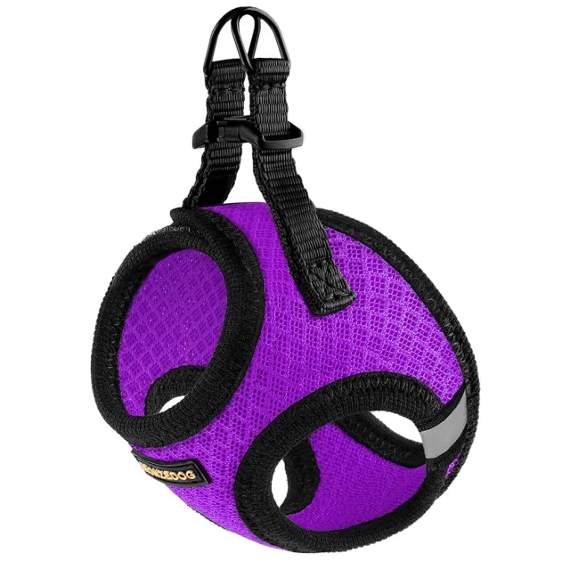 Шлея BronzeDog Mesh Vest для собак, сетчатый нейлон, фиолетовый