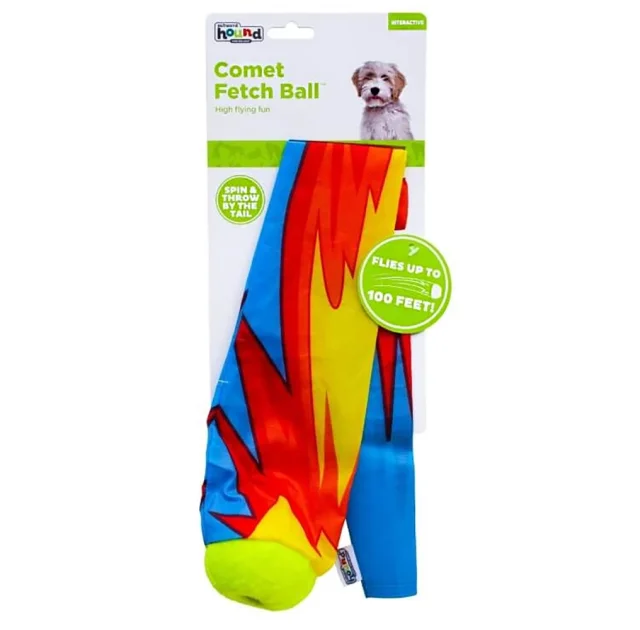 Игрушка для собак Outward Hound Comet Fetch Ball Мяч-комета, большая, 27×13×6.35 см
