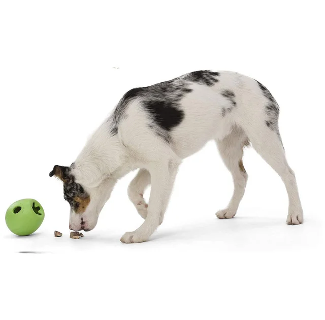Іграшка для собак West Paw Rumbl Small Jungle Green, для ласощів, зелена, 8 см