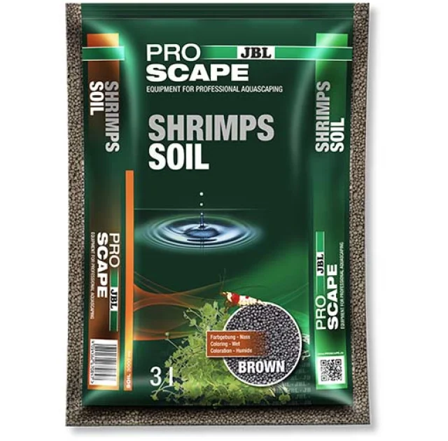 Спеціальний грунт JBL ProScape Shrimps Soil BROWN для акваріума з креветками, коричневий, 3 л