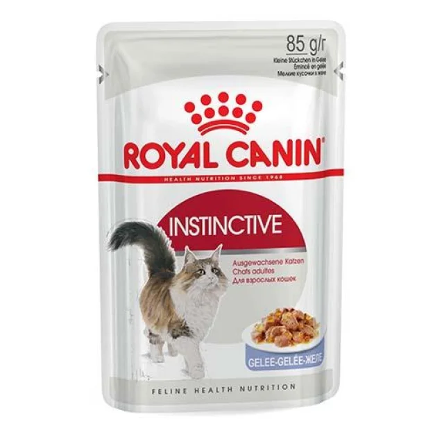Вологий корм Royal Canin Instinctive для кішок, шматочки в желе, 85 г
