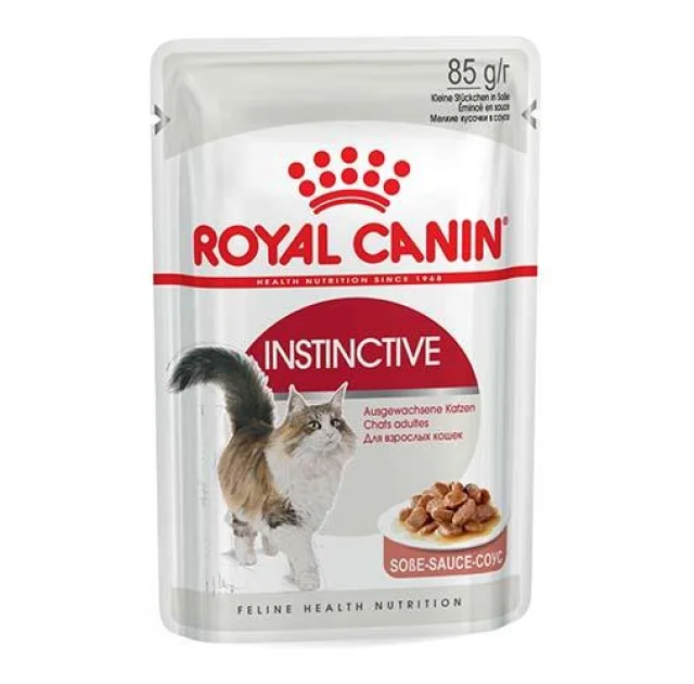 Вологий корм Royal Canin Instinctive для кішок, шматочки в соусі, 85 г