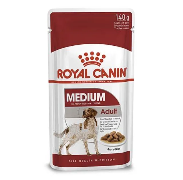 Вологий корм Royal Canin Medium Adult для собак середніх порід, 140 г